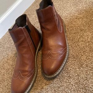 Brown Riekers Chelsea boots